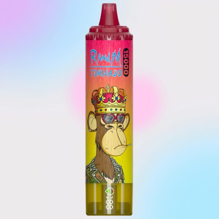 R and M 15000 Peach Ice Geschmack - RandM Vape Deutschland