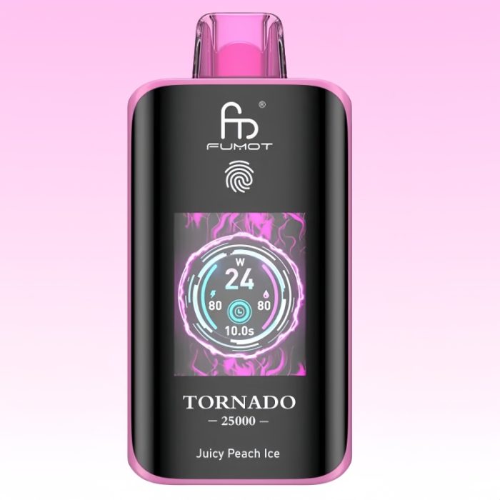 RandM Tornado 25K Juicy Peach Ice Vape - RandM Vape Deutschland