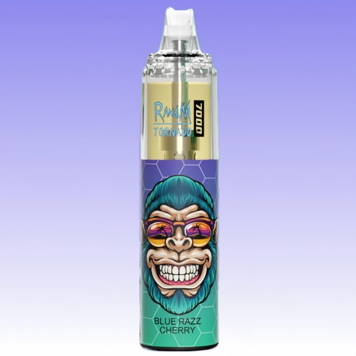Randm Tornado 7000 Blue Razz Cherry Geschmack - RandM Vape Deutschland