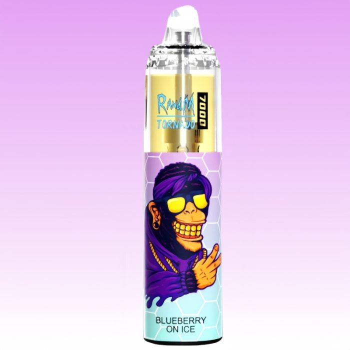 Randm Tornado 7K Blueberry On Ice Geschmack - RandM Vape Deutschland