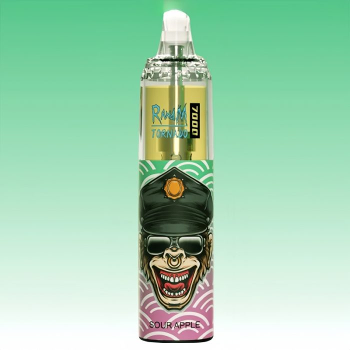 Randm 7K Sour Apple Geschmack - RandM Vape Deutschland